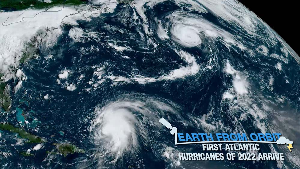 Earth from Orbit: When Lightning Strikes